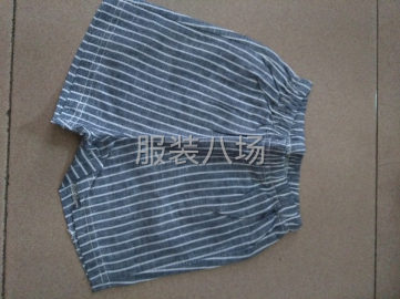 undefined - 工厂外贸棉麻男女婴童中性款棉麻小短裤 - 图1