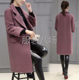undefined - 中长款毛呢大衣外套女 韩版呢子加厚 - 图2