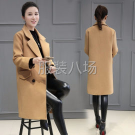 undefined - 中长款毛呢大衣外套女 韩版呢子加厚 - 图5