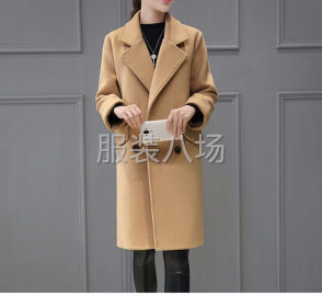 undefined - 中长款毛呢大衣外套女 韩版呢子加厚 - 图6