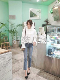 undefined - 新款长袖木耳领衬衫女韩范花边领木耳袖宽松灯笼袖上衣潮 - 图6