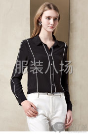 undefined - 高档夹边雪纺女衬衣女式仿真丝衬衫欧美时尚纯色 - 图3