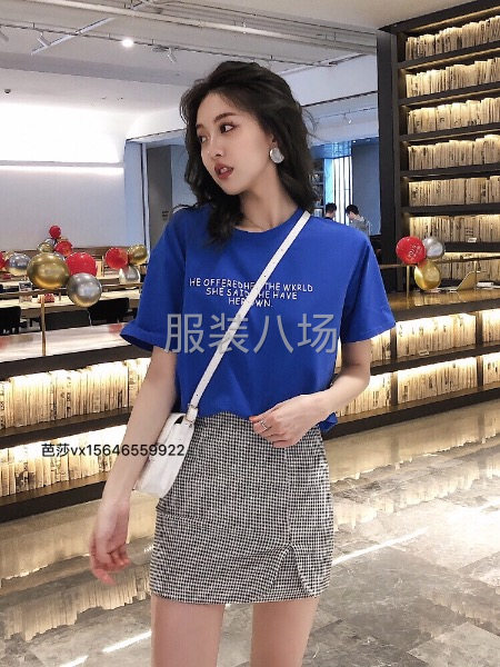潮流爆款女士大版宽松T恤-第7张图片