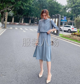 undefined - 韩版冷淡风雪纺中长款及踝长裙 - 图8