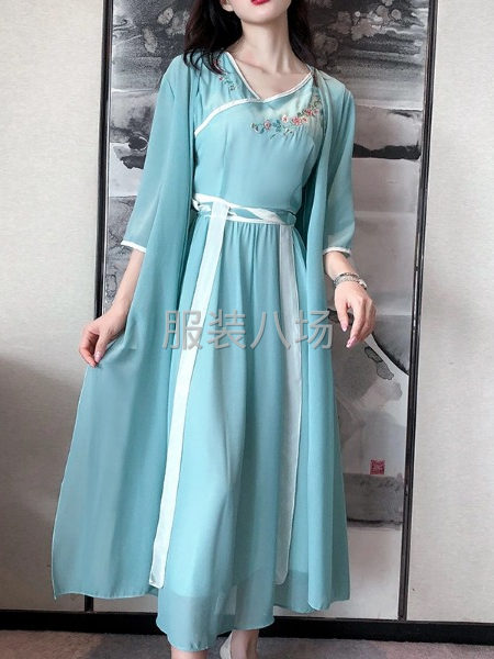 图案古风襦裙古装汉服飘逸中国风学生【图】-广州周边-批发-女装-服装