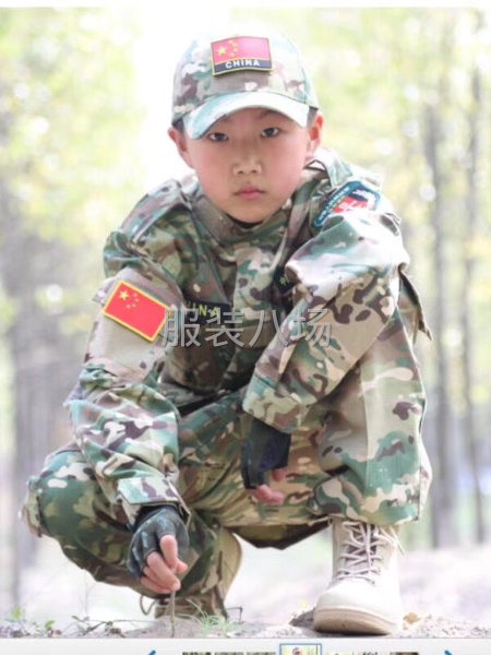 承接加工儿童迷彩，外贸军用类服装，军用服装帽饰-第1张图片