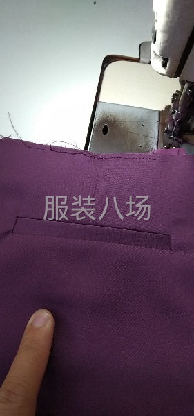 专业开袋，上腰头，双针，五线-第8张图片