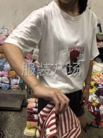 undefined - 宽松大版中袖女装短t模特图四万件 - 图5