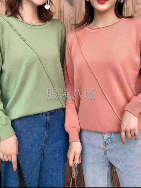 宽松薄款长袖针织衫 均码 多种颜色 价格低 质量好-第2张图片