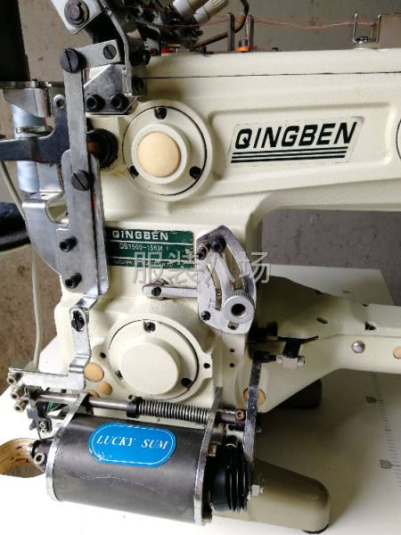 工厂不开二手八成新青本vt1500绷缝机双针车万盛电控