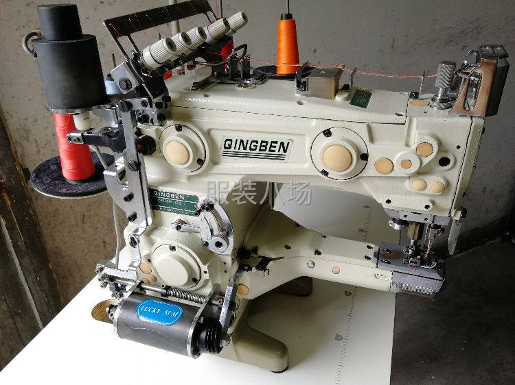 工厂不开二手八成新青本vt1500绷缝机双针车万盛电控
