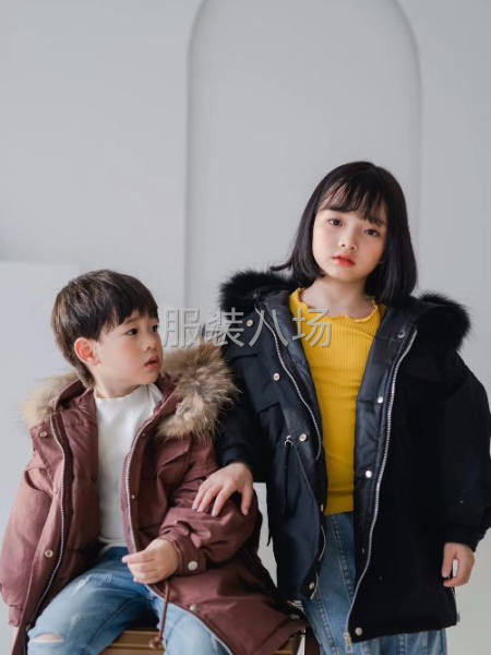 儿童羽绒服派克服真毛领-第6张图片