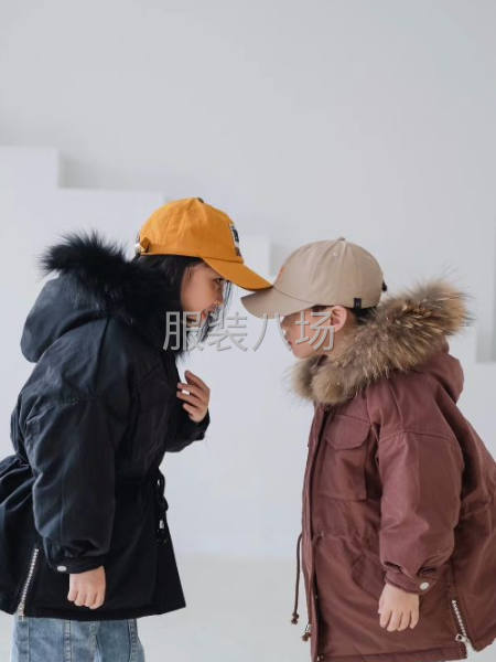 儿童羽绒服派克服真毛领-第7张图片