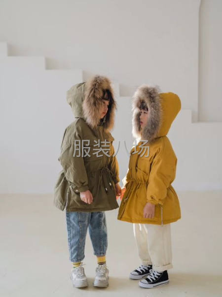 儿童羽绒服派克服真毛领-第9张图片