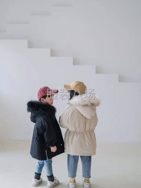 儿童羽绒服派克服真毛领-第8张图片