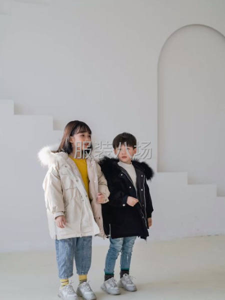 儿童羽绒服派克服真毛领-第3张图片