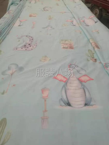 天絲面料大量處理，純棉印花，60支貢緞合同漂白面料，做床品的-第4張圖片