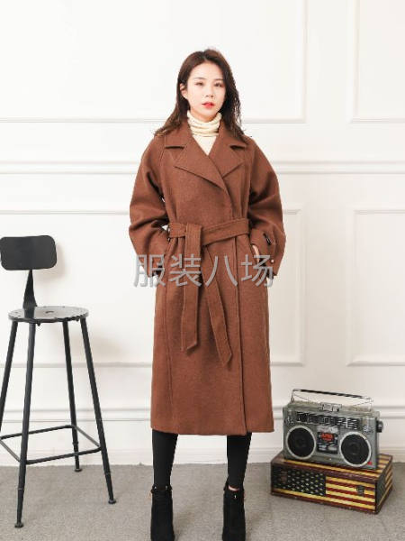 女裝呢大衣長款，韓國設(shè)計，監(jiān)獄代工，批發(fā)85-第2張圖片