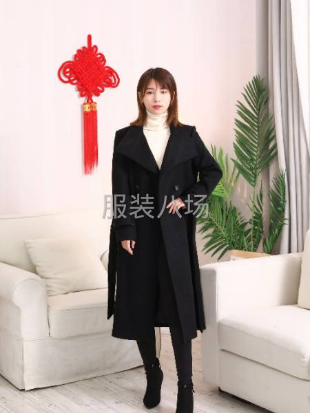 女裝呢大衣長款，韓國設(shè)計，監(jiān)獄代工，批發(fā)85-第9張圖片