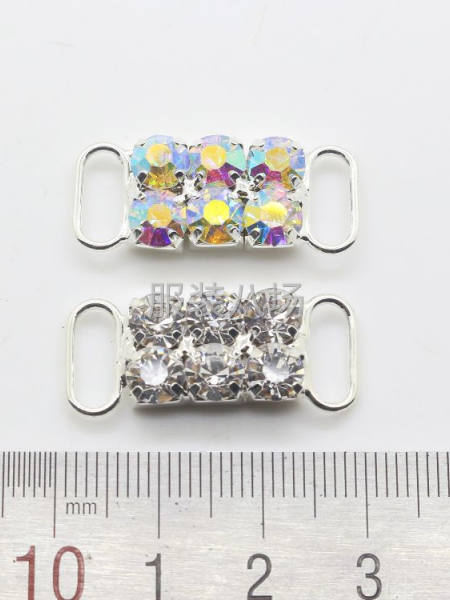 30mm 大钻短款比基尼钻饰扣 泳衣时尚交换器扣子材料批发-第4张图片