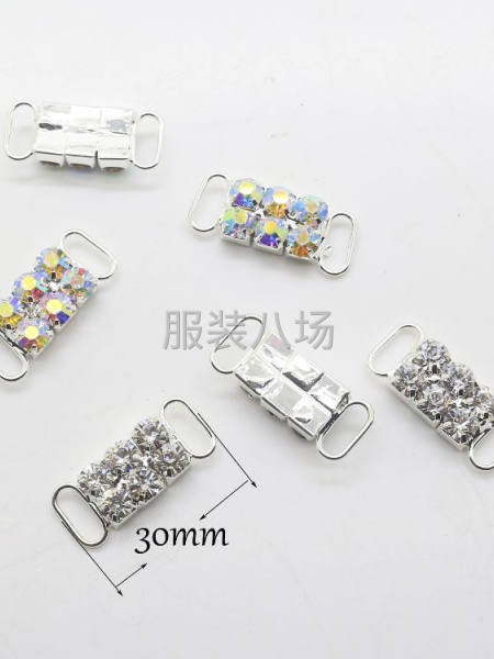 30mm 大钻短款比基尼钻饰扣 泳衣时尚交换器扣子材料批发-第1张图片