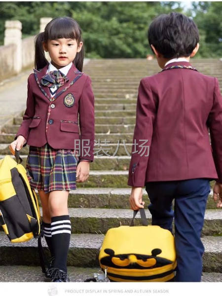 专业批量生产中小学运动款西装款校服园服-第6张图片