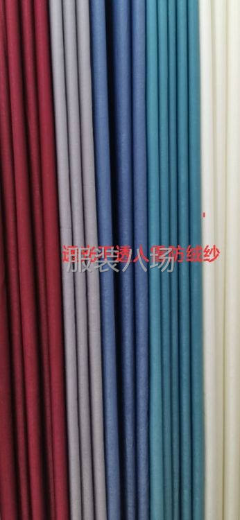 窗帘布料，麻布绒布高精密绣花-第1张图片