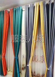 undefined - 窗帘布料，麻布绒布高精密绣花 - 图7