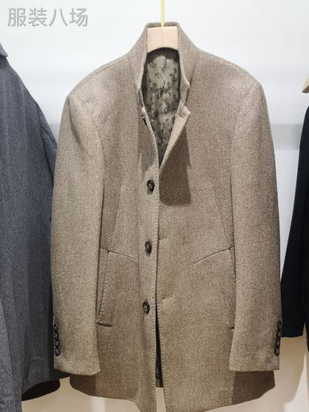 公司商务男装贴牌羊毛大衣，低价出售-第2张图片