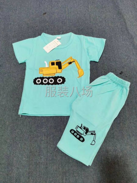 童装卡通哈伦裤套装-第3张图片