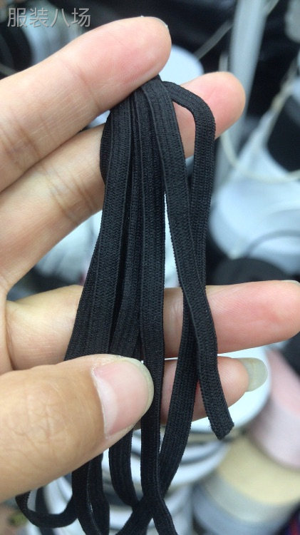 4mm口罩绳黑色-第1张图片