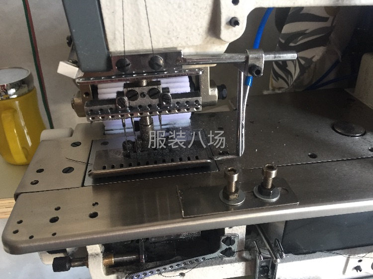 转让一台9成12针新的国产橡筋车全自剪线（含气泵）9300元-第1张图片