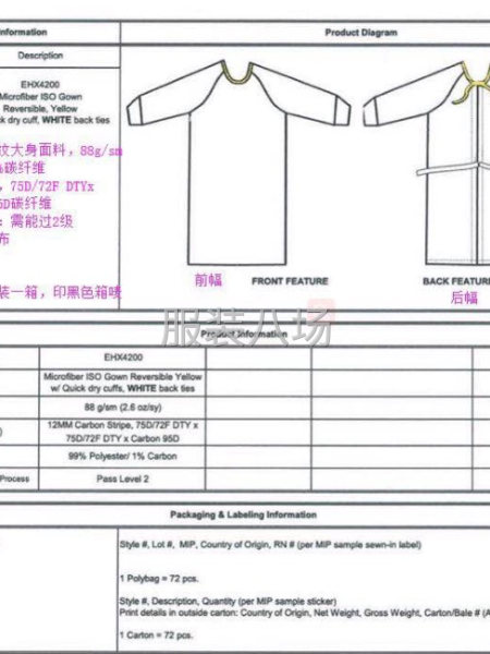 10萬防護服，包工包料，?CE認證，FDA認證的廠家-第3張圖片