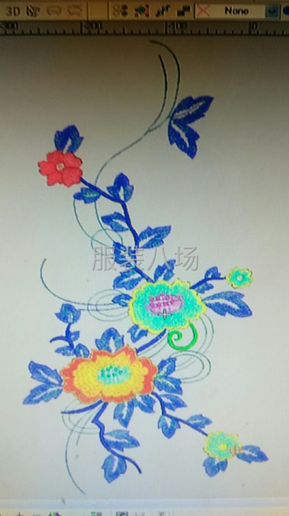 常年承接绣花和衣服绣花-第2张图片