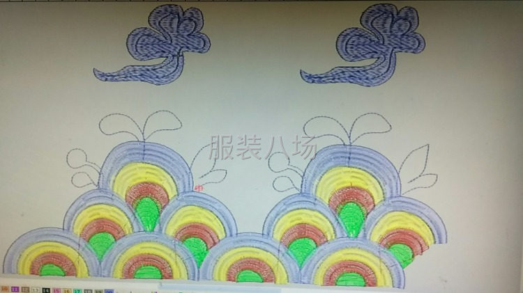 专业绣花，亮片蕾丝花边对花等-第5张图片