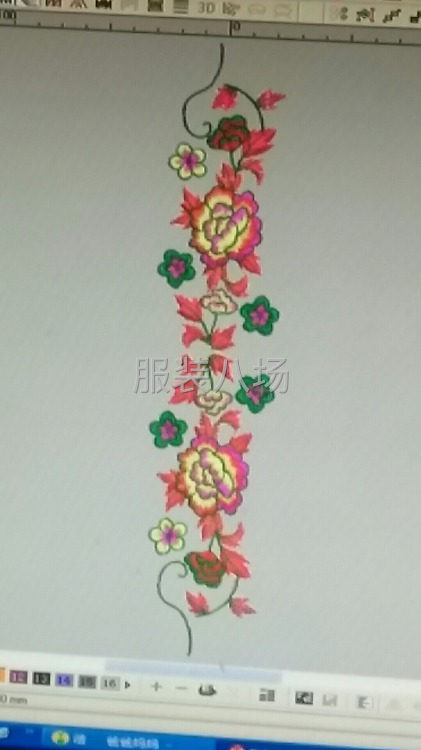 专业绣花，亮片蕾丝花边对花等-第6张图片