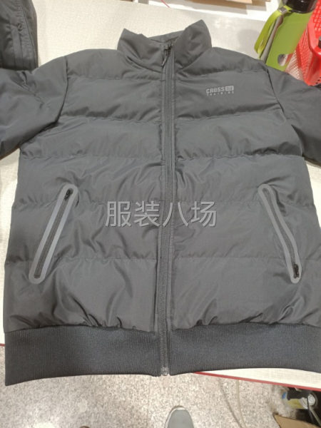 招羽絨服后道工序套胸鏈套袖口-第4張圖片