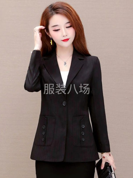 小西服外套女装外发款式简单-第1张图片