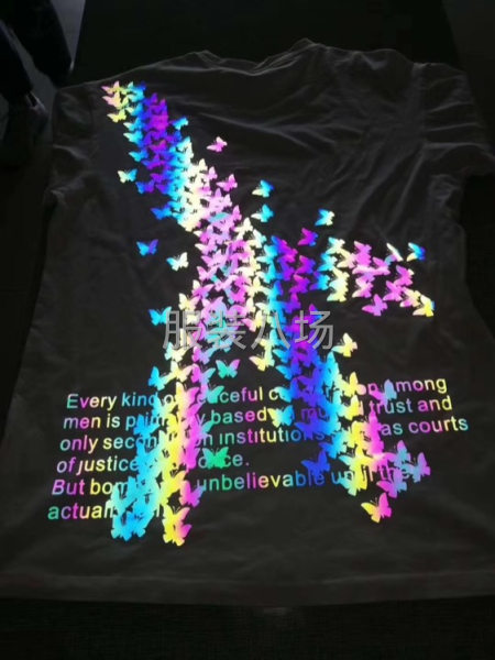 承接各种服装印花，烫画，数码直喷，反光镭射刻字膜……各种工艺-第5张图片