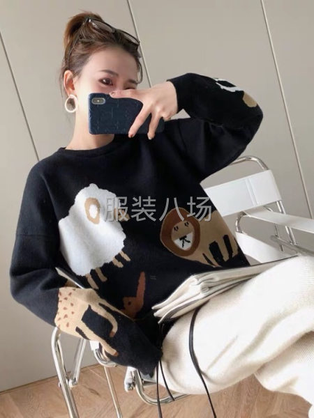 潮款女士毛衣百搭-第2张图片