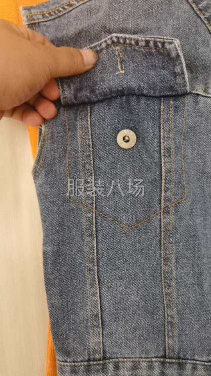1000件小童简单牛仔马甲外发、可长期合作-第4张图片