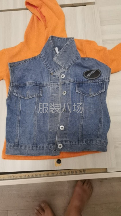 1000件小童简单牛仔马甲外发、可长期合作-第5张图片