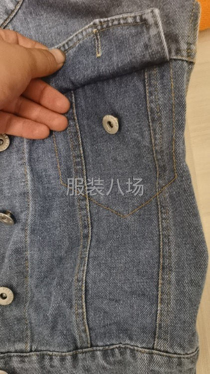 1000件小童简单牛仔马甲外发、可长期合作-第3张图片