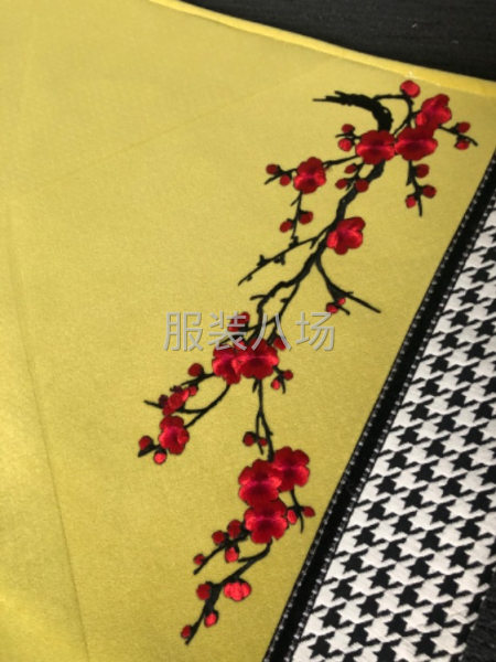 工厂在成都附近有需要裁片加工，服装绣花面料，家纺条码各种绣花-第3张图片