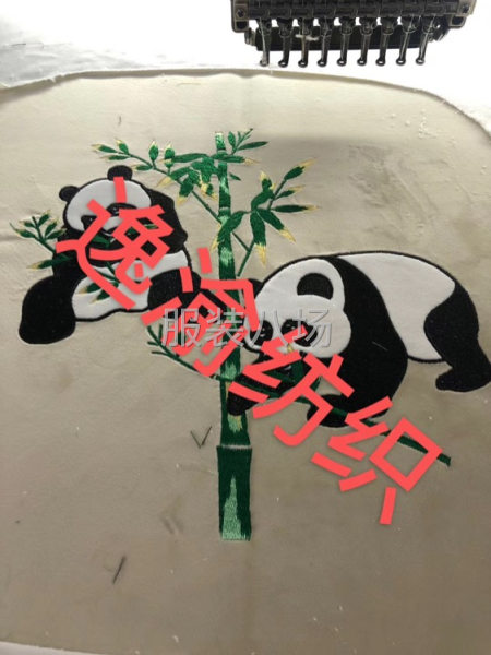 工厂在成都附近有需要裁片加工，服装绣花面料，家纺条码各种绣花-第1张图片