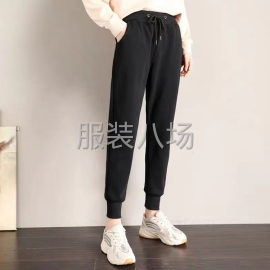 undefined - 男女同款纯棉休闲卫裤束脚运动裤加绒加厚出炉 - 图9