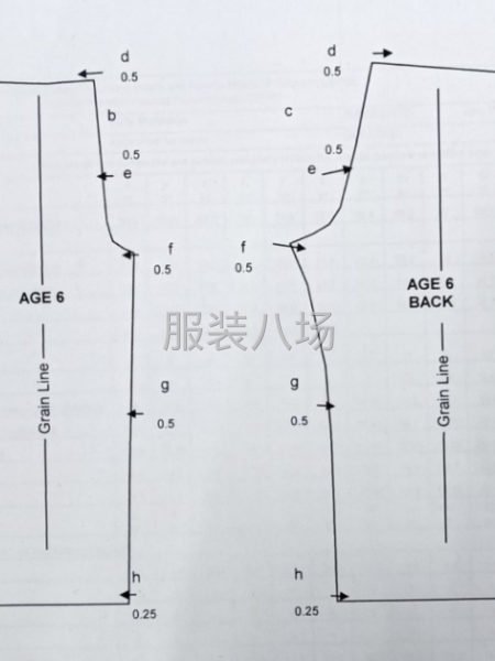 高級(jí)紙樣師傅承接女裝、男裝、童裝 做紙樣，放碼，排嘜架。-第2張圖片