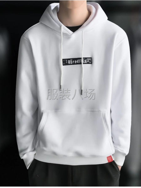抓绒运动休闲连帽卫衣 款式多样 做工好 无次品 100件起批-第3张图片