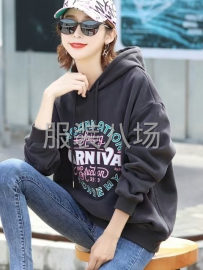 undefined - 女装大版落肩卫衣100件起批 - 图8
