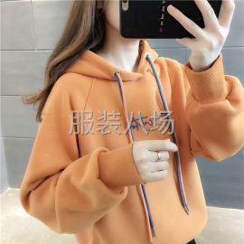 undefined - 女装大版落肩卫衣100件起批 - 图5